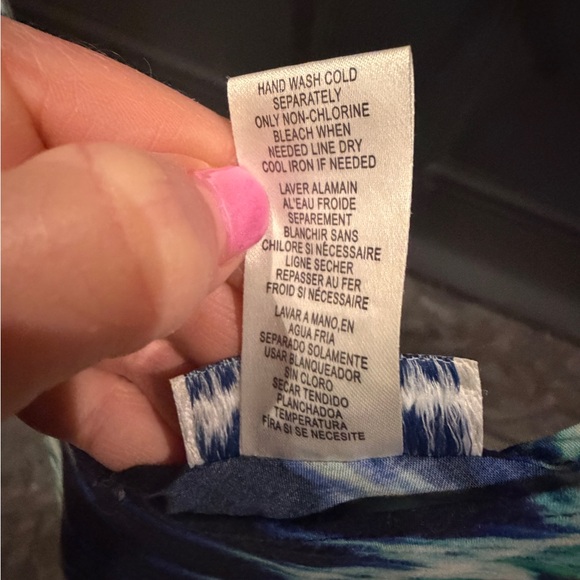 Tommy Bahama Tide Seashell Scarf Dress Swim Cover-Up S/M P/M - Picture 8 of 11